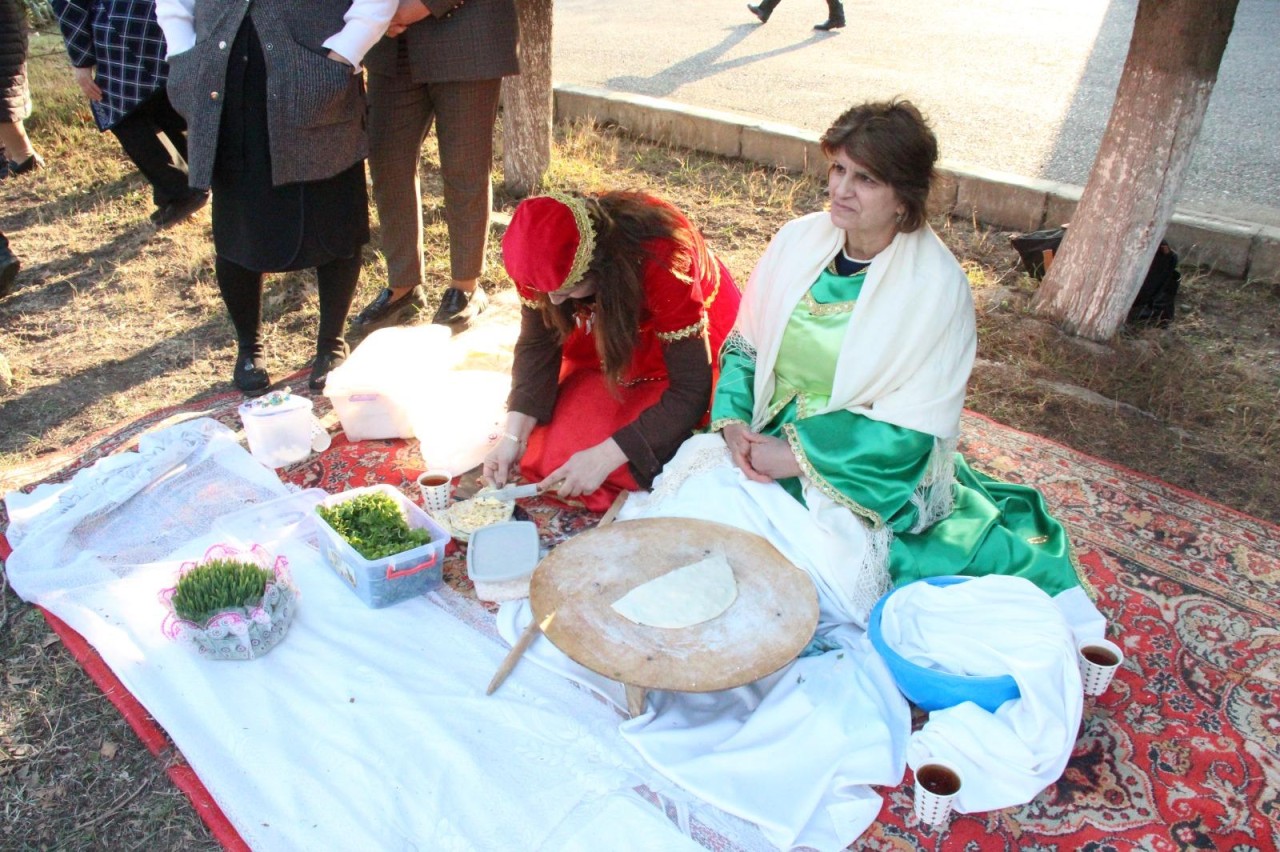 Goranboyun Hazırəhmədli kəndində Yel çərşənbəsi qeyd olundu - FOTOLAR